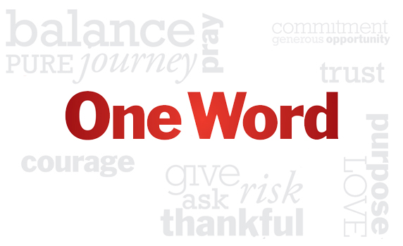 What’s Your One Word for&nbsp;2018?