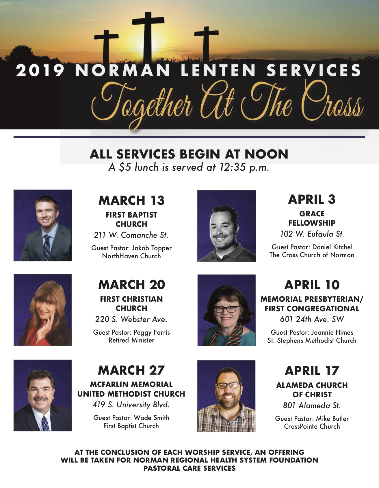 2019 Lent Service 8.5x11 Flyer